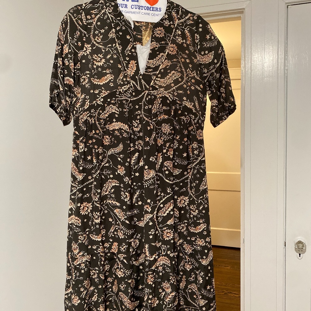 BA&SH Brown / Light Pink Dress